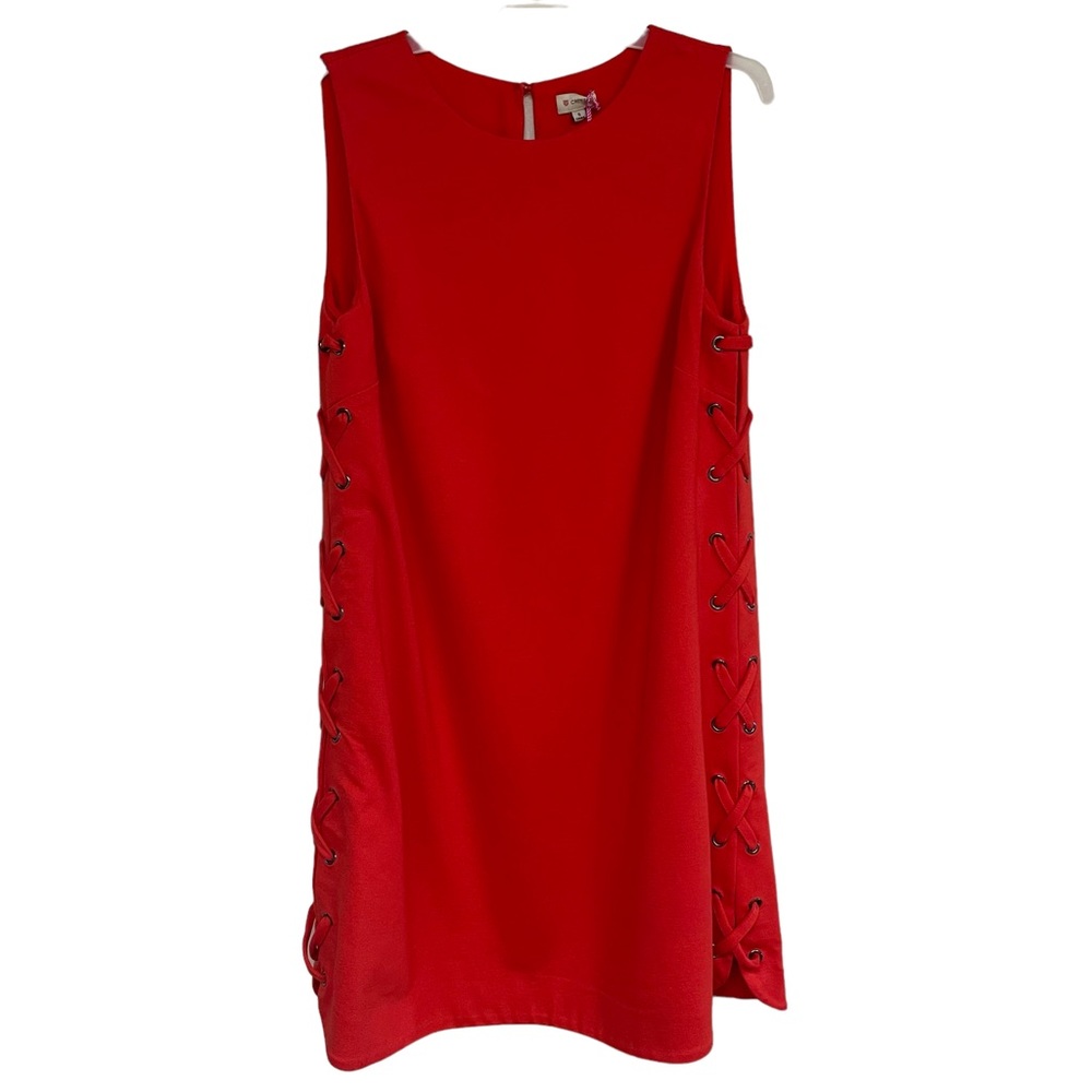 Red dress, sleeveless Size Small